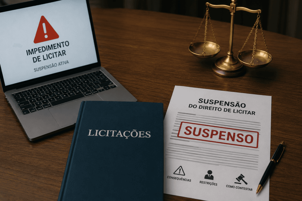 Suspensão do direito de licitar o que é, consequências e como contestar